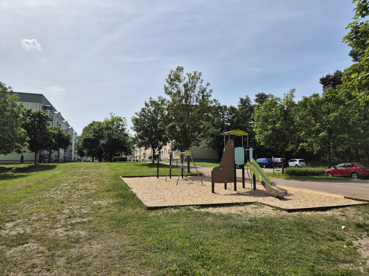 Spielplatz in Wohnungsanlage