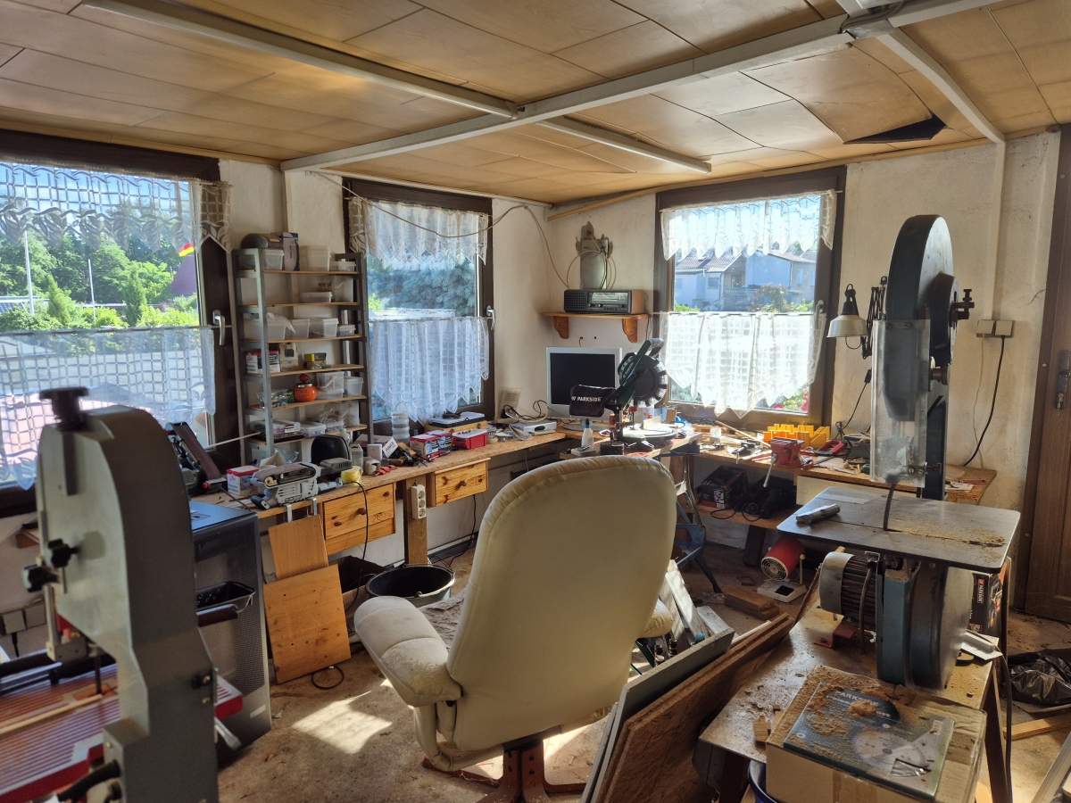 Atelierzimmer im Nebengelass